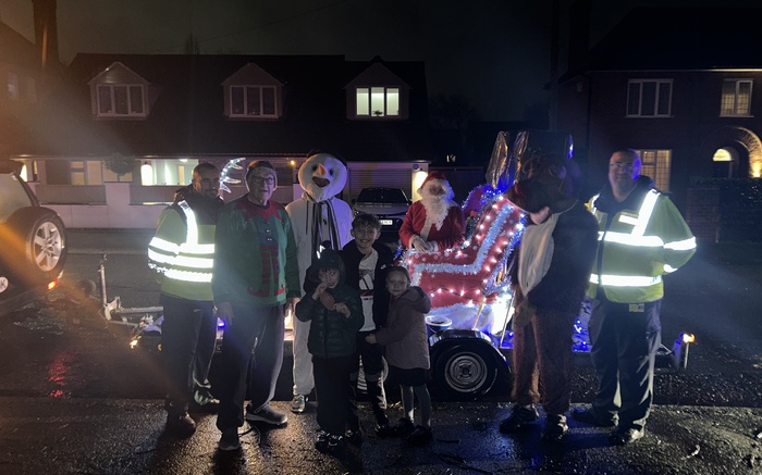 Santa and the Sleigh Team Send A BIG thank you for supporting Ilkeston Hospital